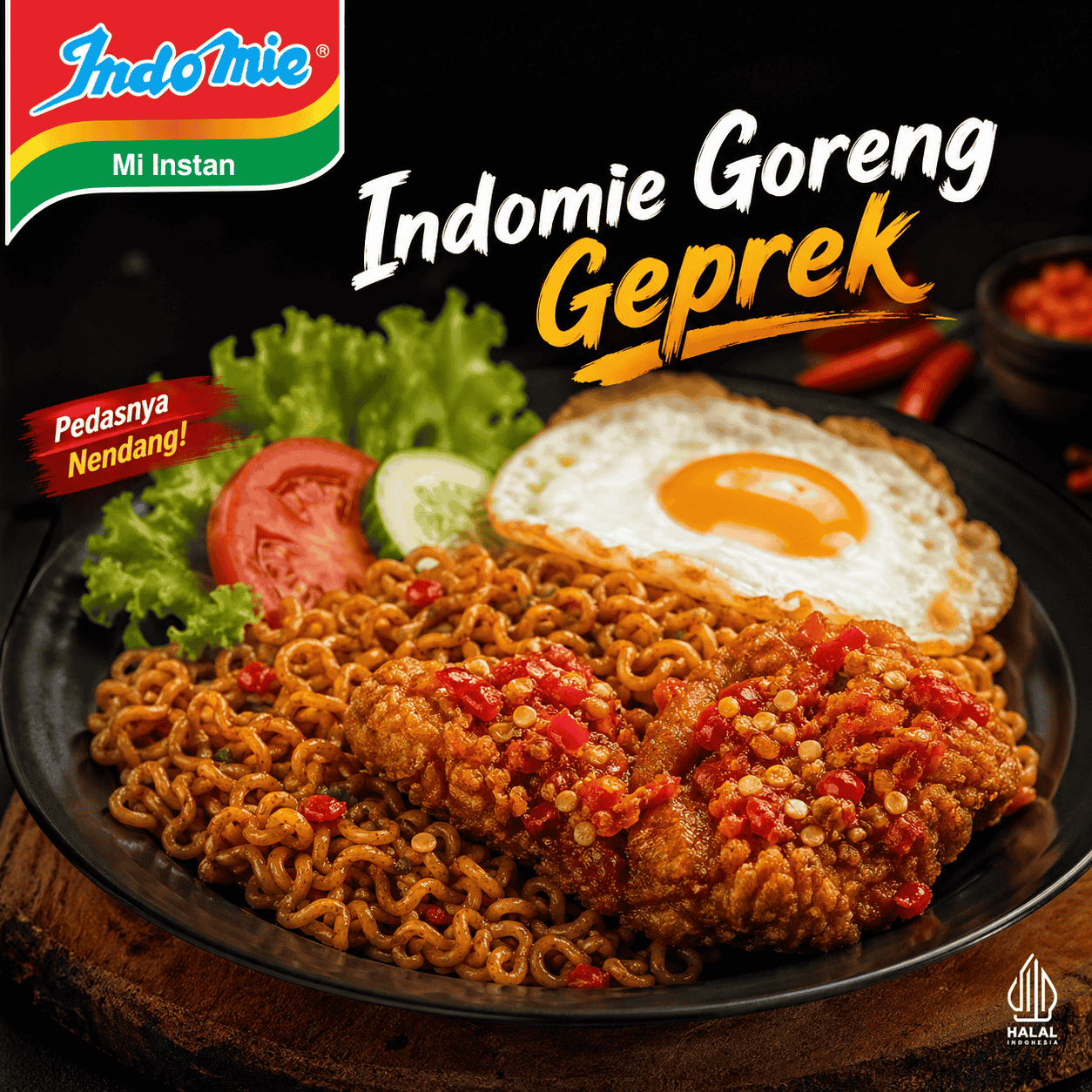 Indomie Goreng Geprek Rice Bowl Mantul